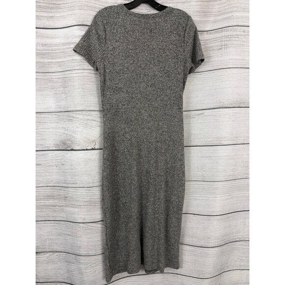 Z Supply Waffle Knit Thermal Twist Midi Dress Size L - Picture 3 of 3